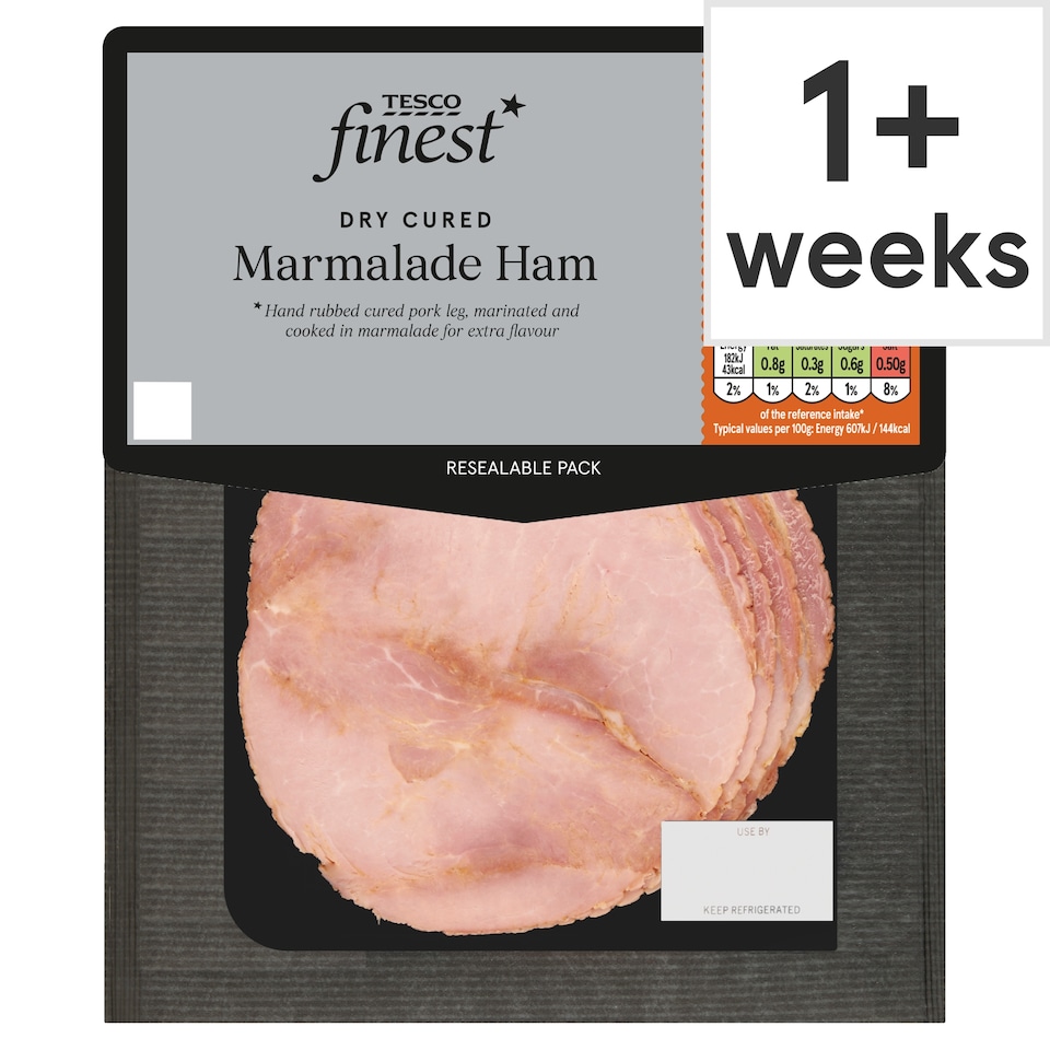 Tesco Finest Dry Cured Marmalade Ham 120g