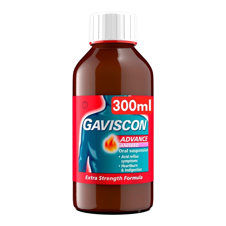 image 1 of Gaviscon Advance Liquid Heartburn Relief Aniseed 300ml