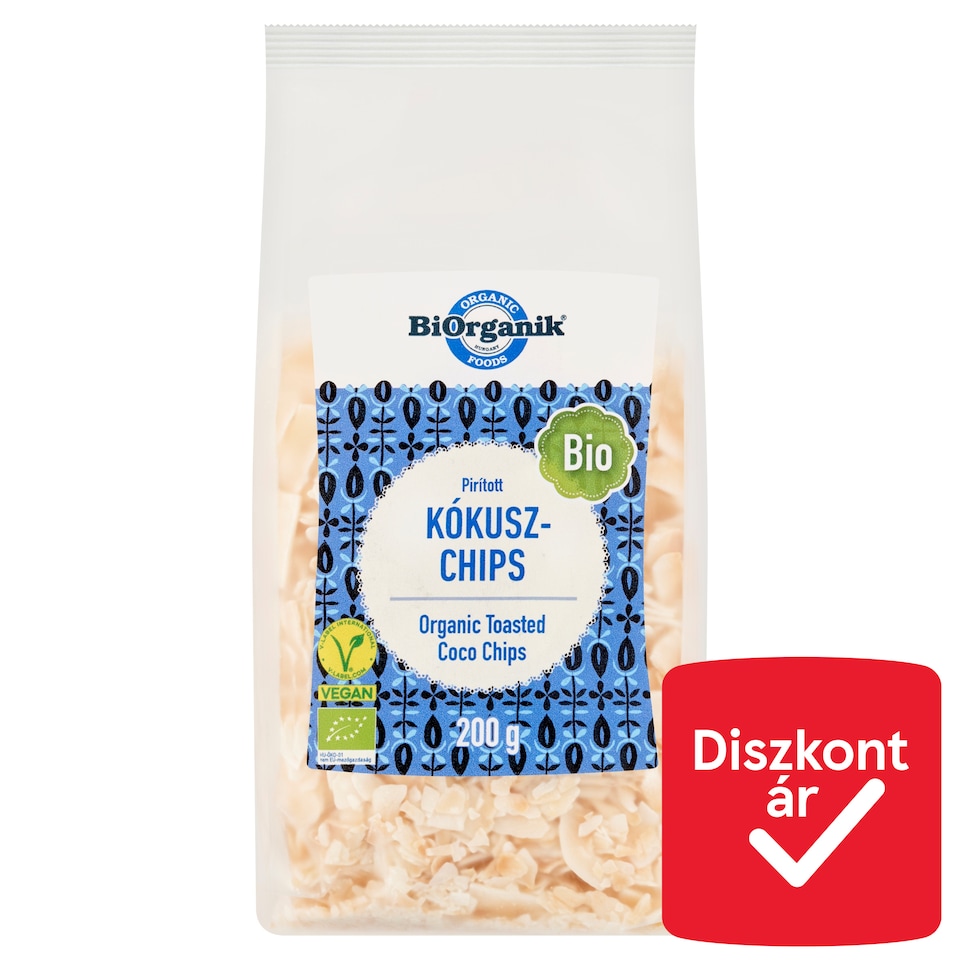 BiOrganik bio pirított kókuszchips 200 g