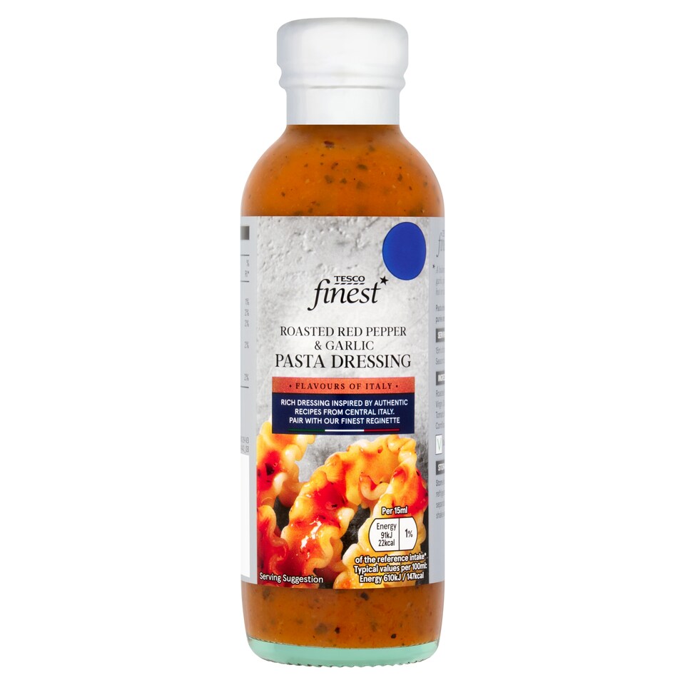 Tesco Finest Roasted Red Pepper and Garlic Pasta Dressing 235ml