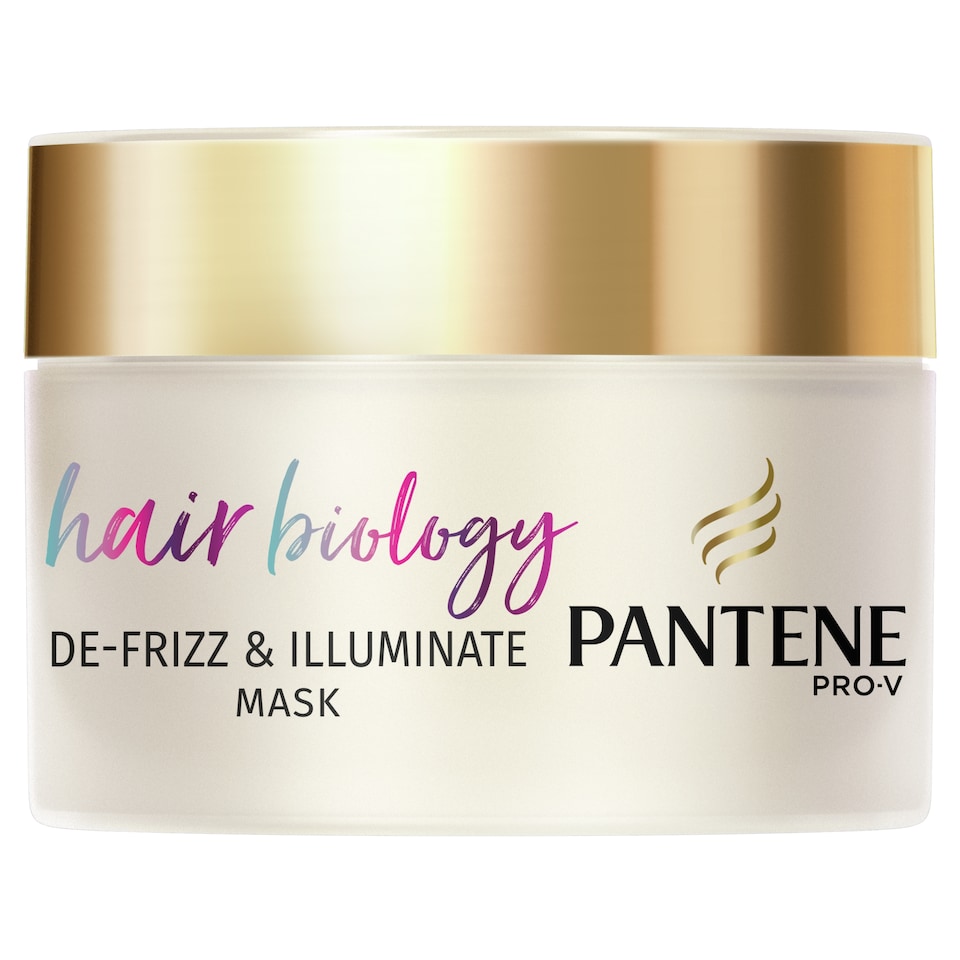 image 1 of Pantene De-Frizz & Illuminate Hair Mask 160Ml