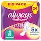 image 1 of Always Platinum Normal Size 1 Sanitary Towels With Wings 24S