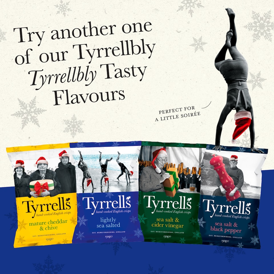 image 1 of Tyrrells Lightly Sea Salted Sharing Crisps 150g