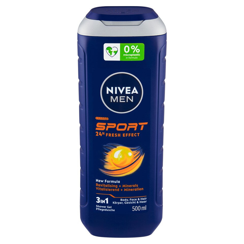 obrázok 1 z Nivea Men Sport 3 v 1 Sprchovací gél 500 ml