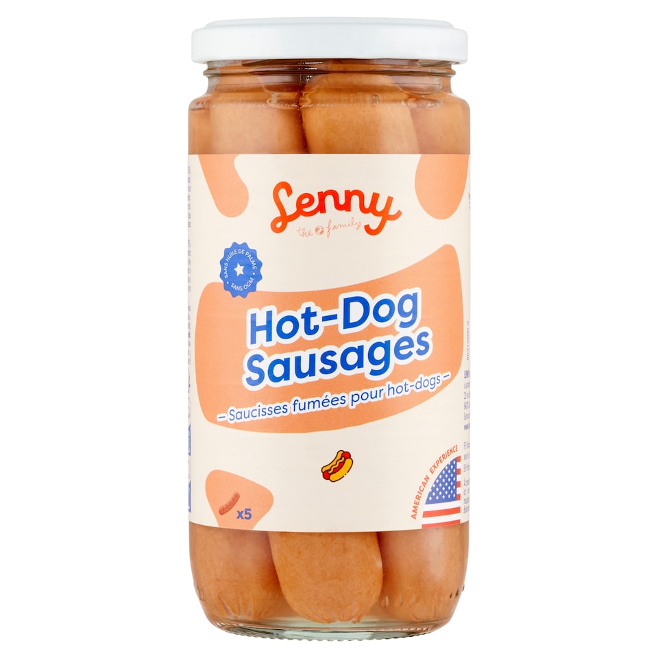 Lenny Hot Dog Smoked Sausages 380 g