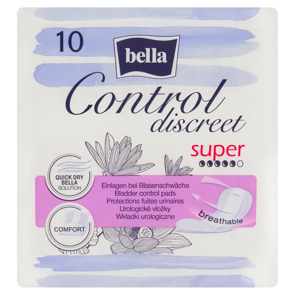 Bella Control Discreet Super Bladder Control Pads 10 pcs