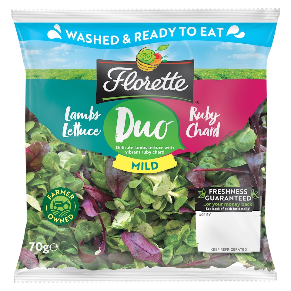 image 1 of Florette Lambs Lettuce And Ruby Chard-Duos 70G