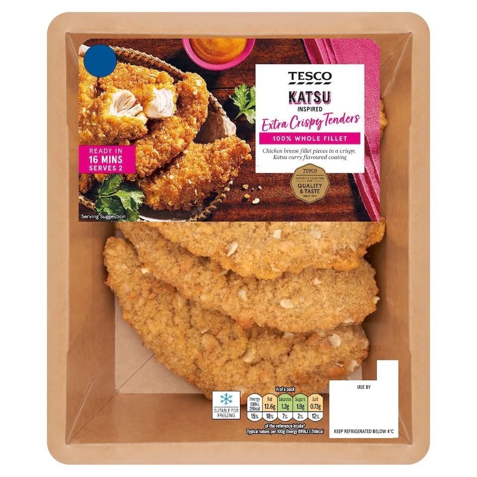 Tesco Katsu Inspired Extra Crispy Tenders 305g
