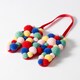 image 3 of Paperchase Cosmic Christmas Pom Pom Letter M Hanging Decoration