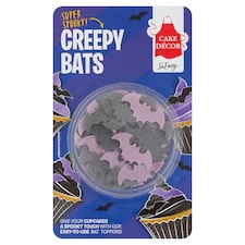 Cake Decor Wafer Creepy Bats 4G