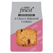 Tesco Finest Cherry Bakewell Cookies 4 Pack