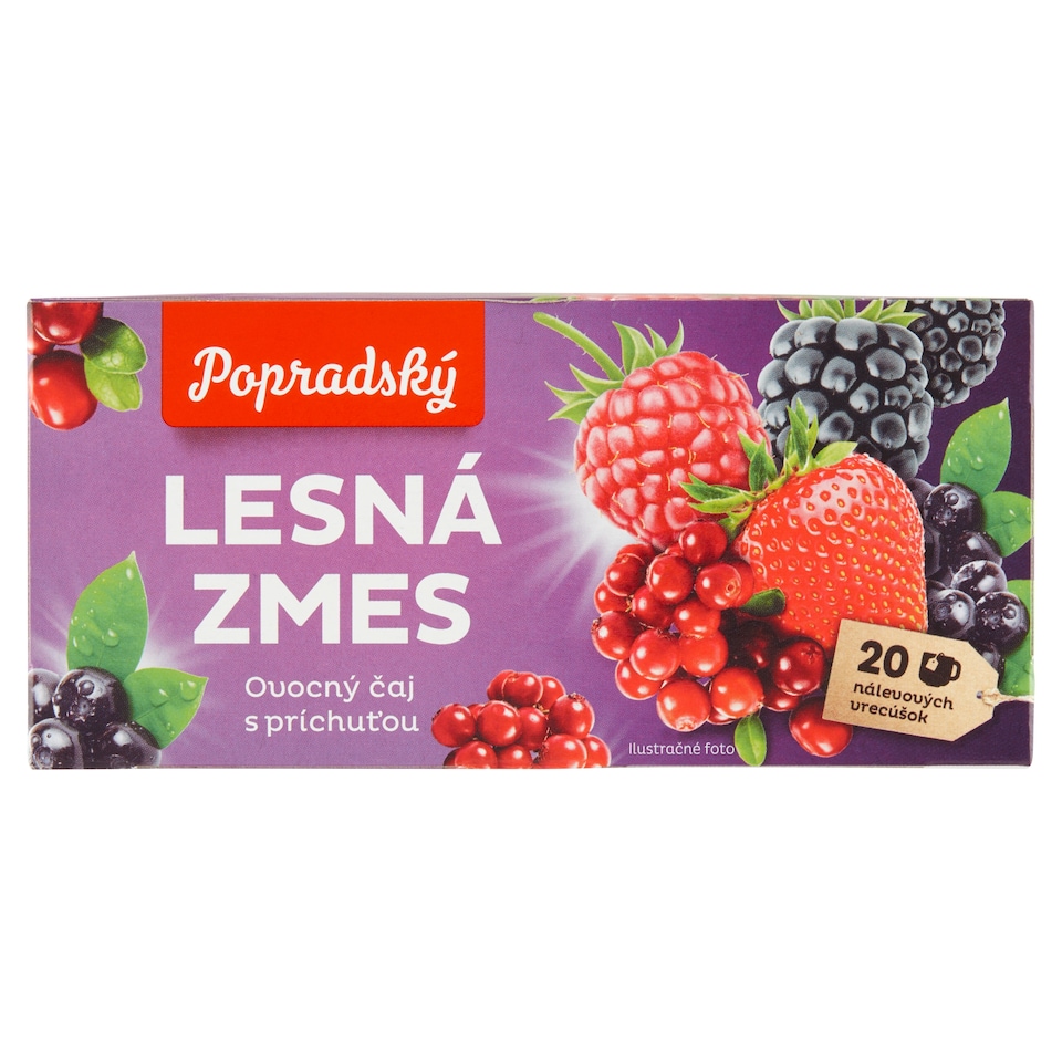 obrázok 1 z Popradský Lesná zmes ovocný čaj s príchuťou 40 g