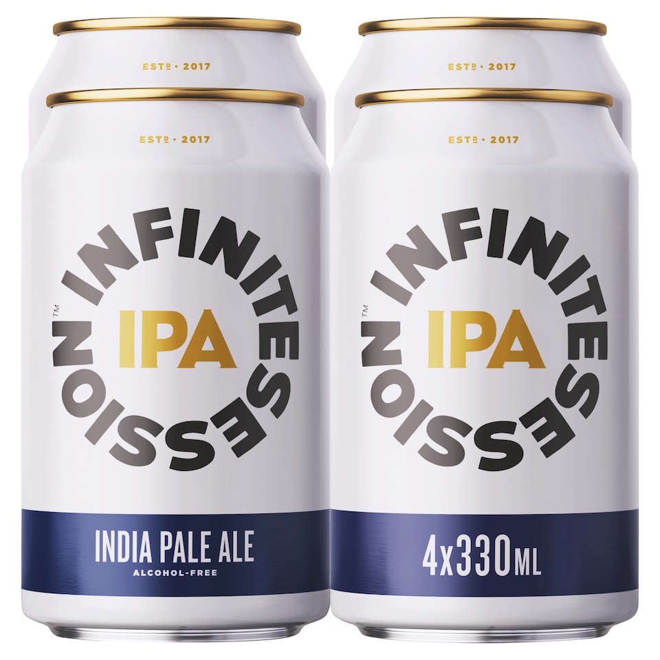 Infinite Session IPA Alcohol Free Beer 4x330ml