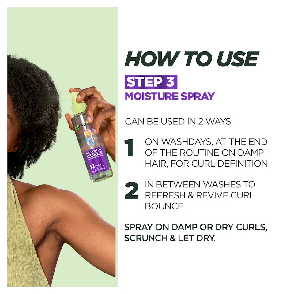 image 1 of Garnier Method For Curls Spray 150ml