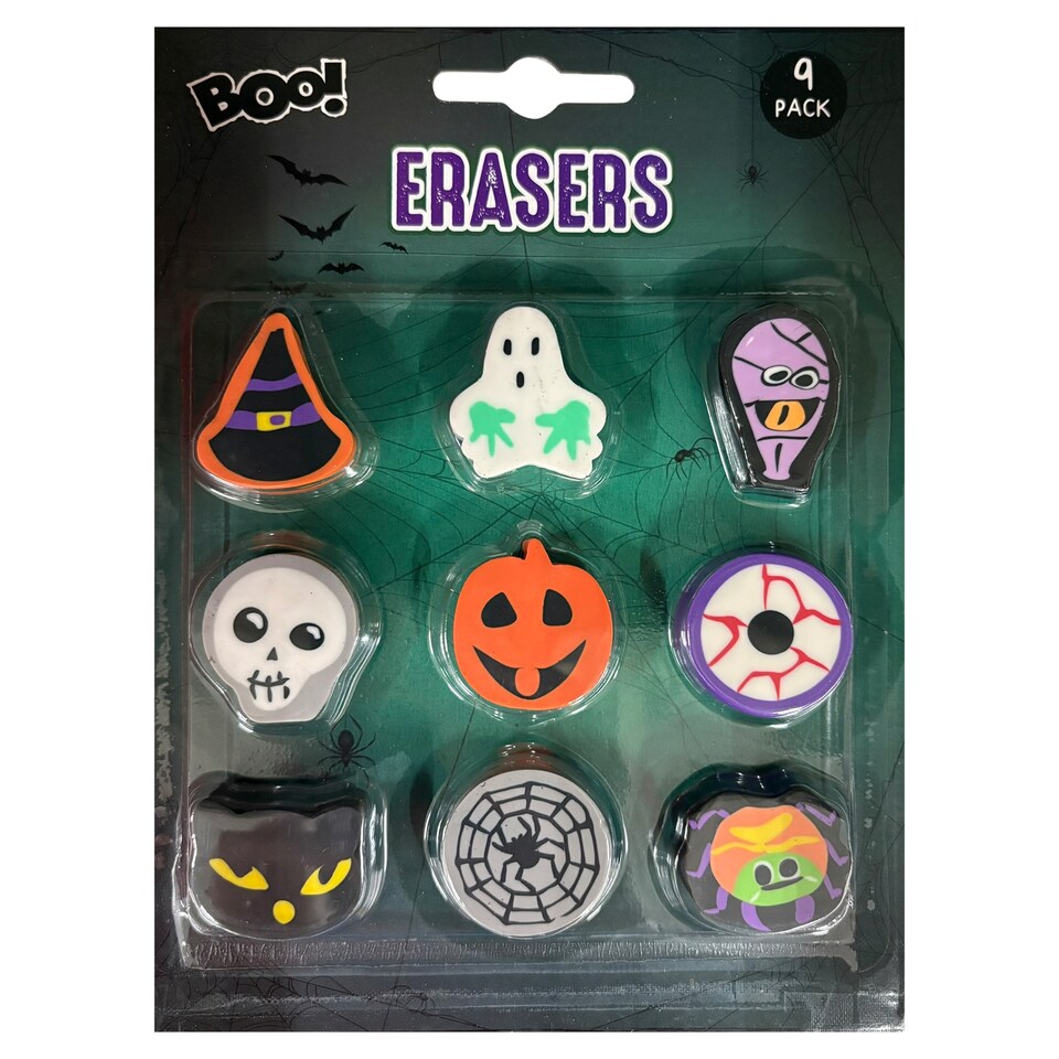 Boo! halloweenska guma 9 ks