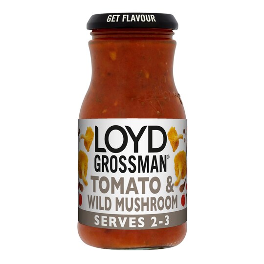 Loyd Grossman Tomato And Wild Mushroom Sauce 350G Tesco Groceries