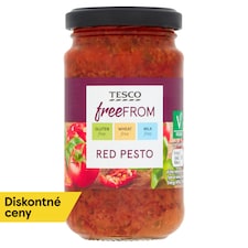 Tesco Free From Pesto Cold Sauce from Sun-Dried Tomatoes, Basil, Tofu and Pine Nuts 190 g