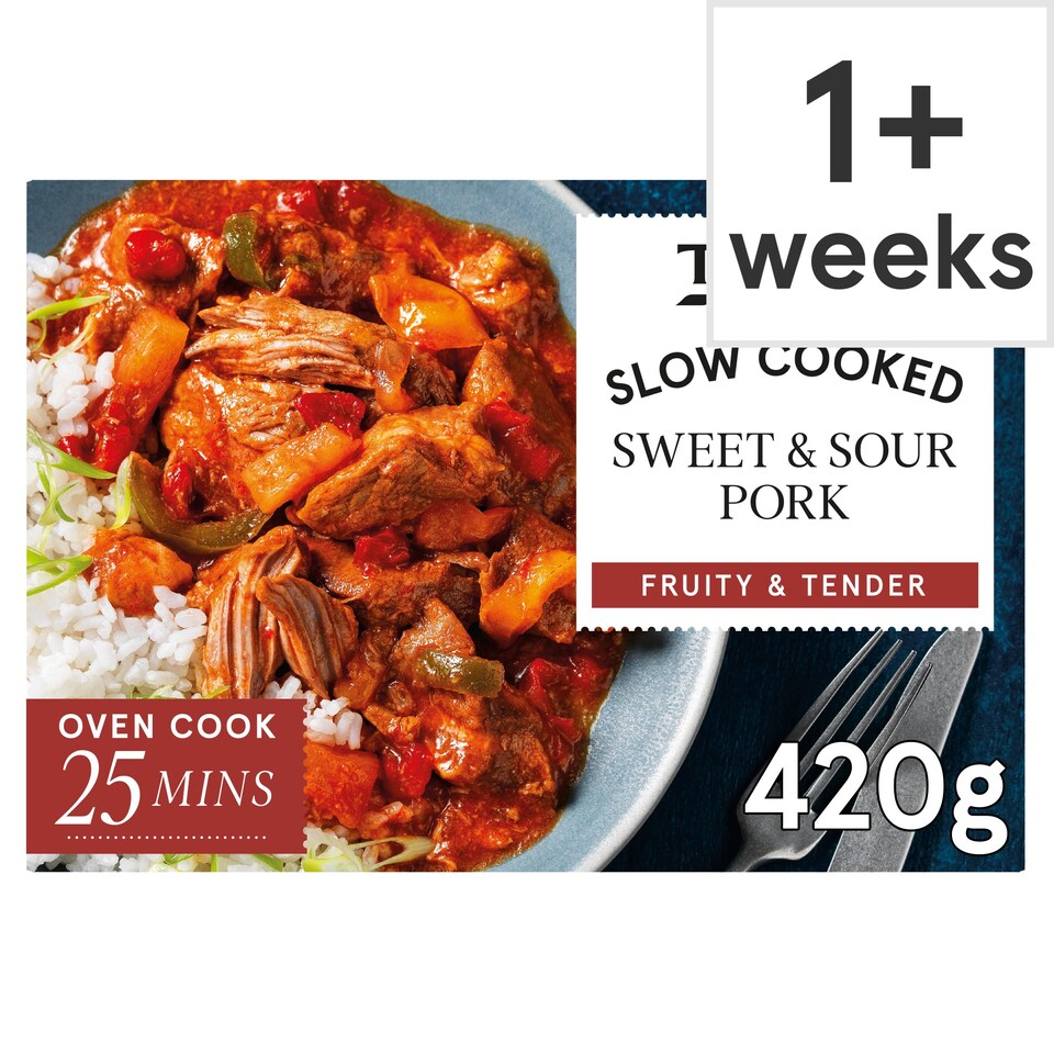 Tesco Slow Cooked Sweet and Sour Pork 420g Tesco Groceries