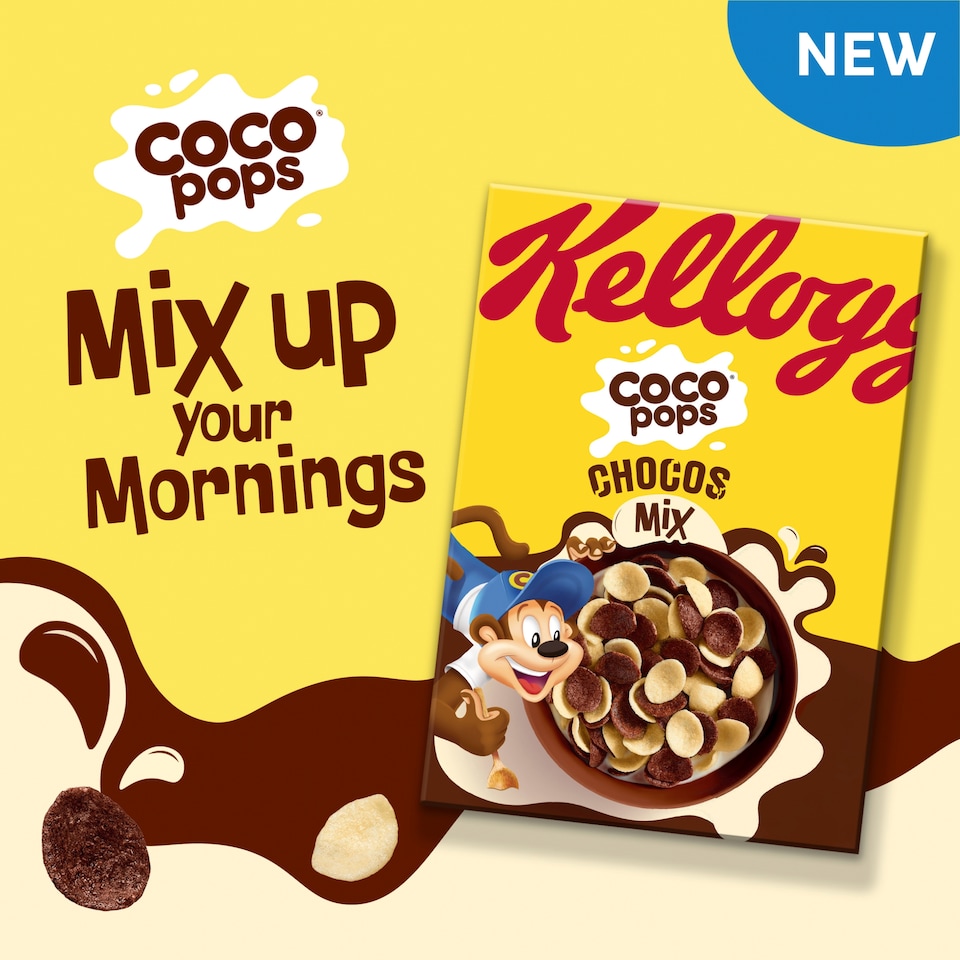 image 1 of Kellogg's Coco Pops Chocos Mix Cereal 430g