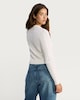 image 4 of OH ME OH MY Cotton Rich Cable Knit Jumper in White
