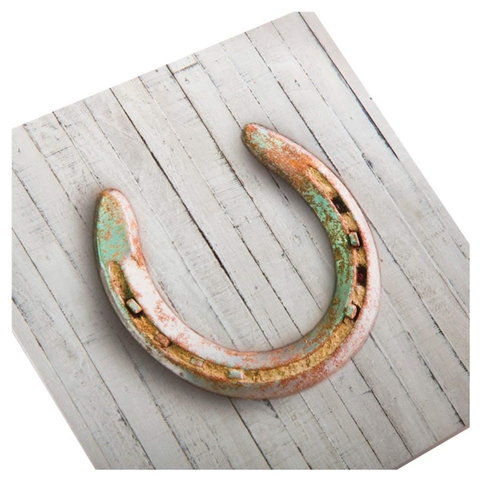 image 1 of Hallmark Blank Card Horseshoe