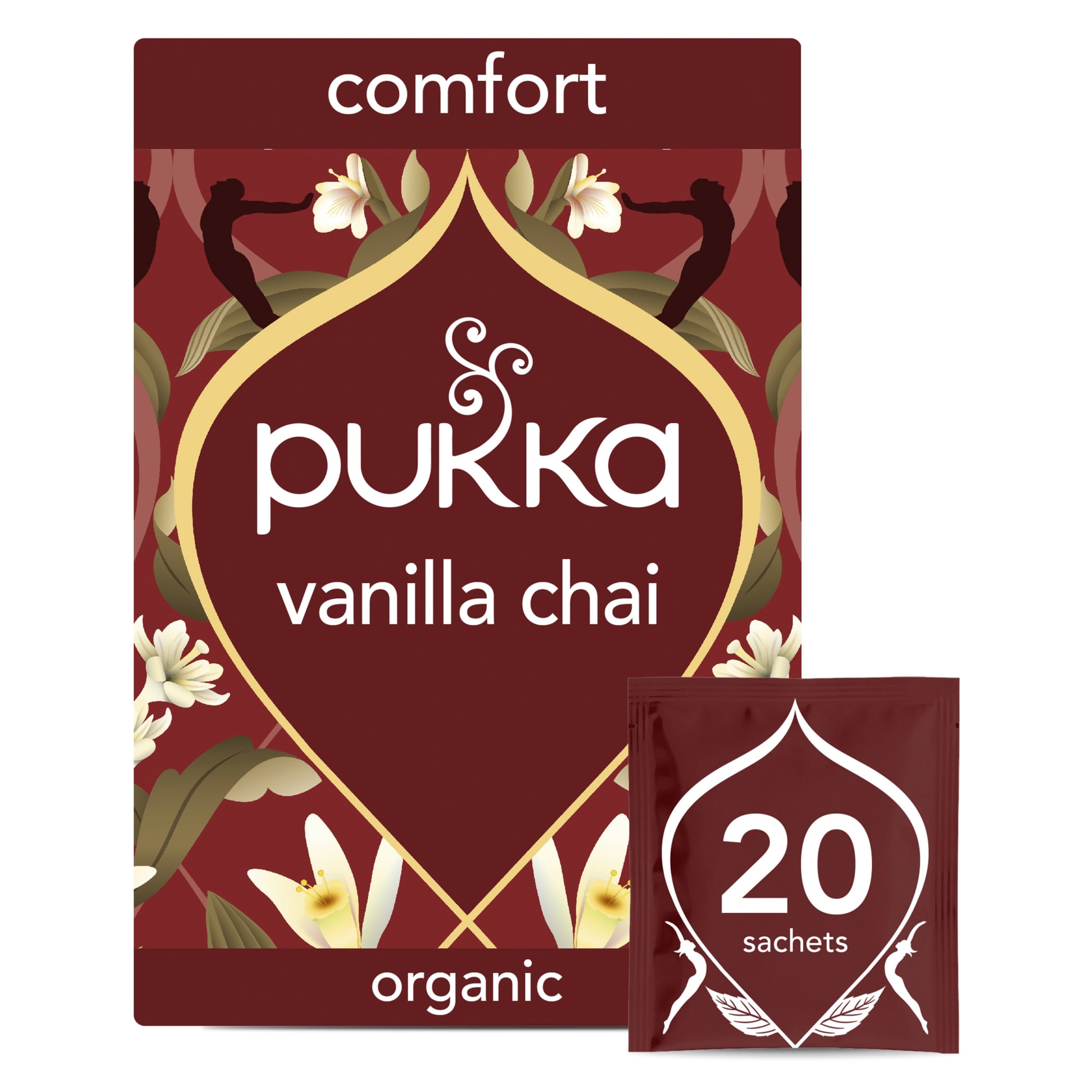 Pukka Organic Vanilla Chai Tea 20 Herbal Tea Bags 40g
