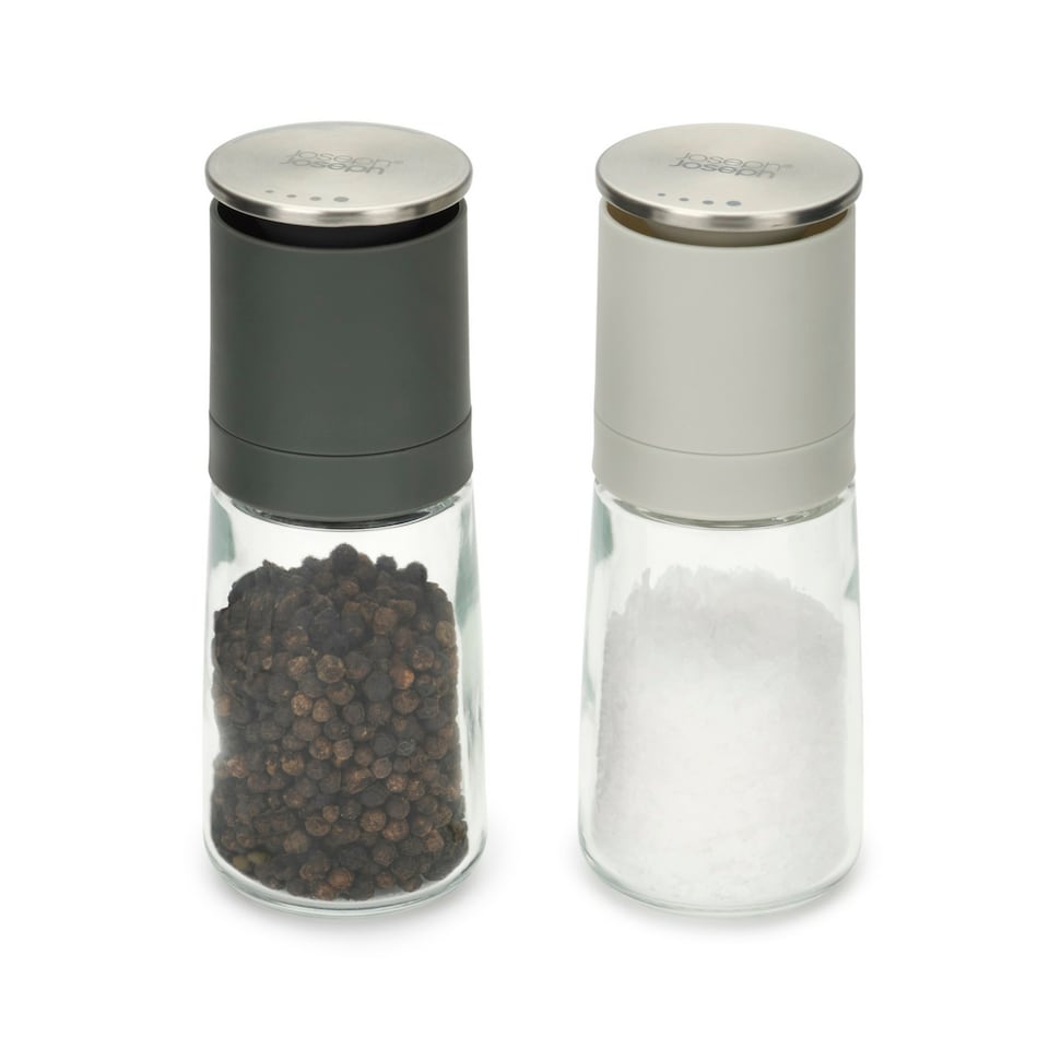 image 1 of Joseph Joseph Duo No-spill Salt & Pepper Set