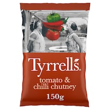 Tyrells Tomato & Chilli Chutney Flavoured Crisps 150G