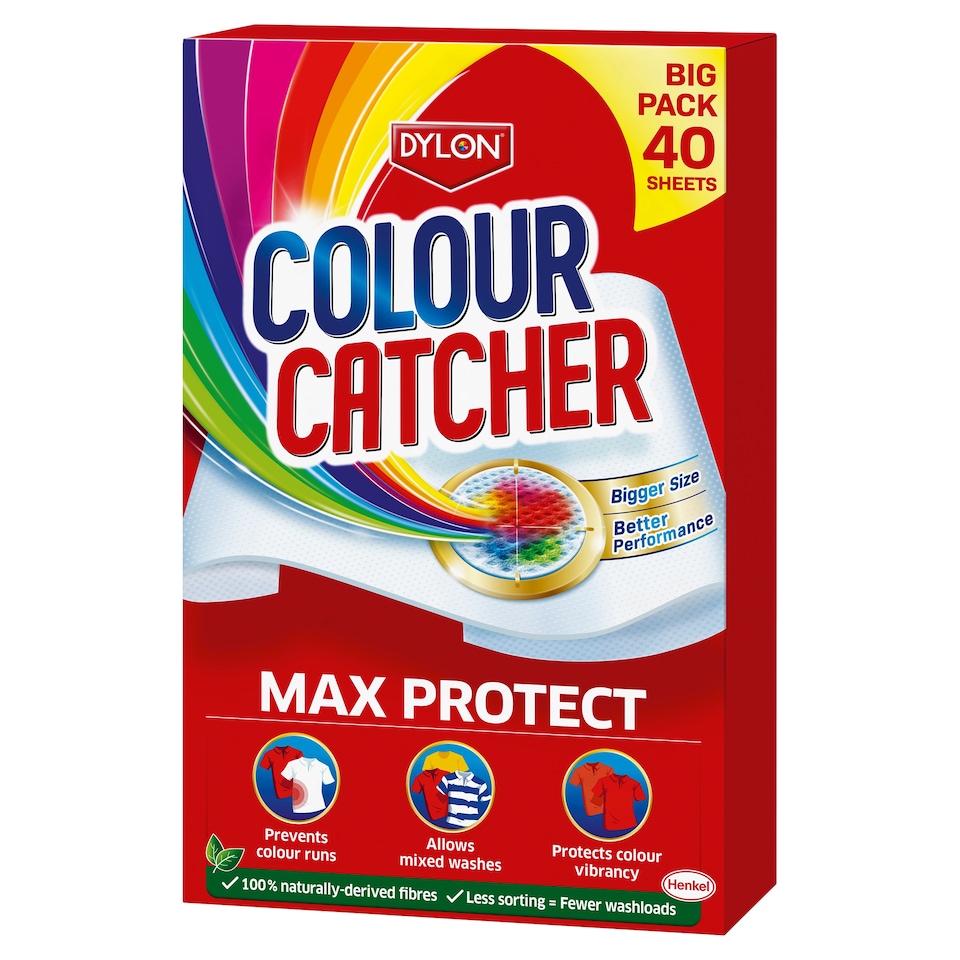 image 1 of Dylon Colour Catcher Max Protect 40 Laundry Sheets