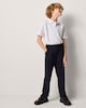 image 3 of F&F School Boys 2-Pack Regular Fit Longer Length Trousers in Navy