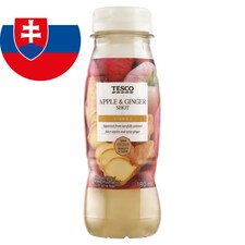 Tesco Jablková šťava lisovaná za studena so zázvorom a s vitamínom C 180 ml