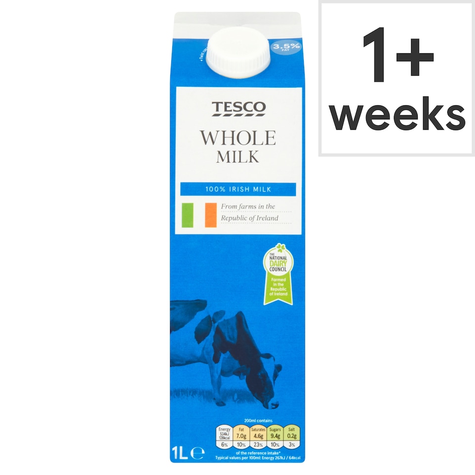 Tesco Fresh Milk1ltr