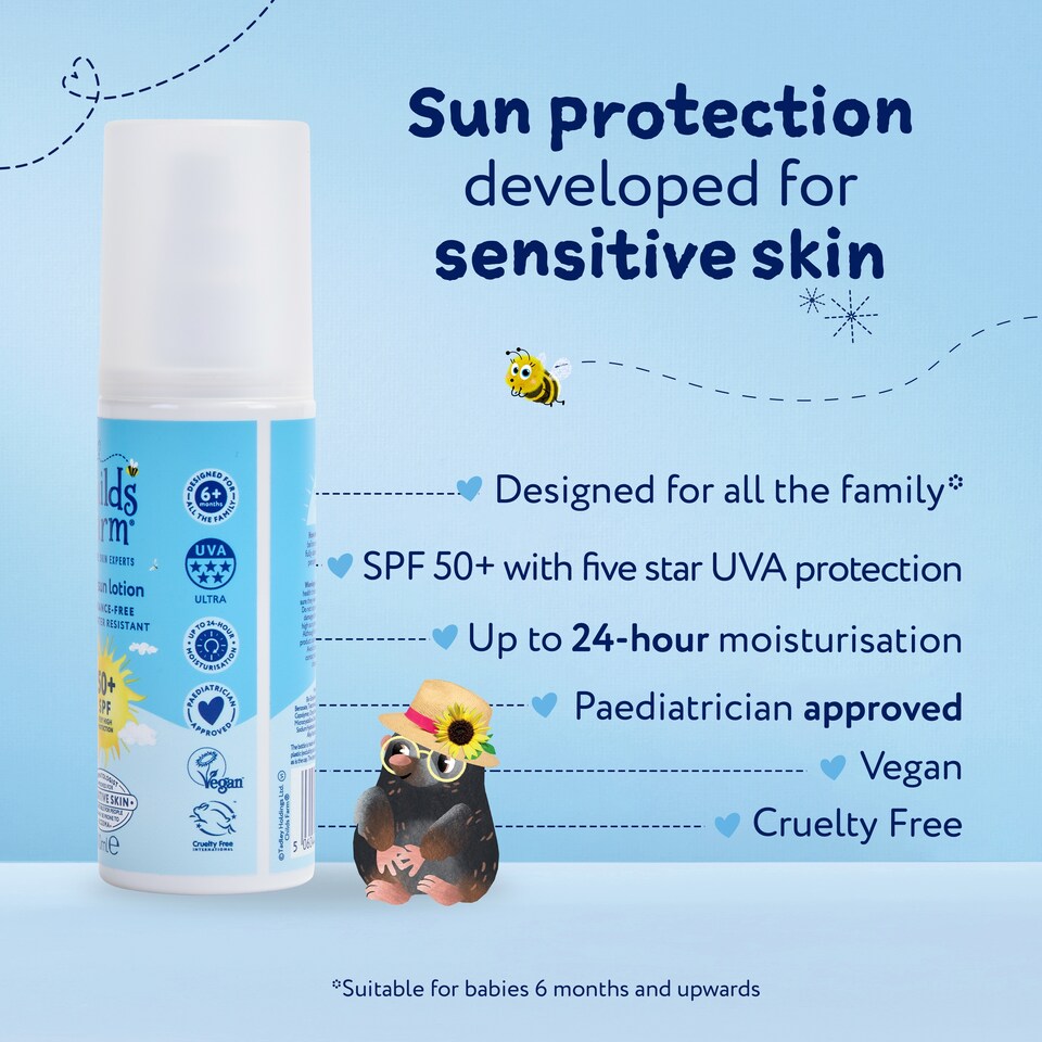 image 1 of Childs Farm SPF50+ Sun Spray Fragrance-Free 100ml