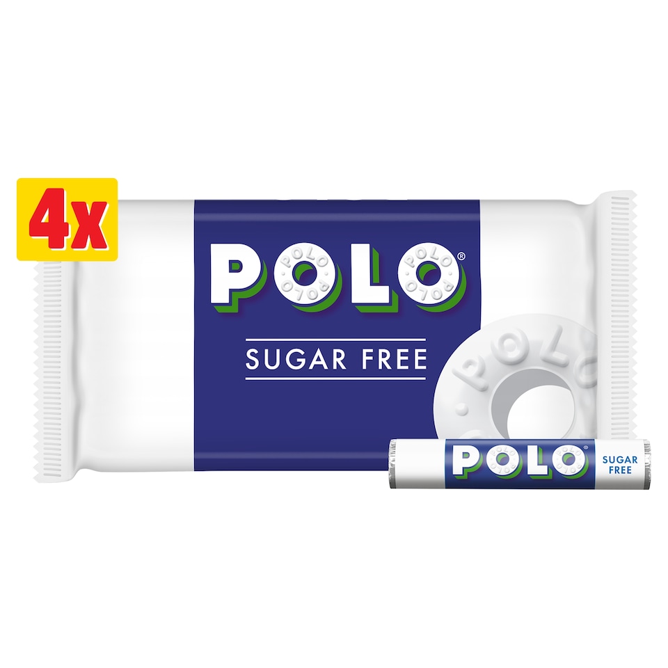 image 1 of Polo Sugar Free Mint Tube Multipack 33.4g 4 Pack