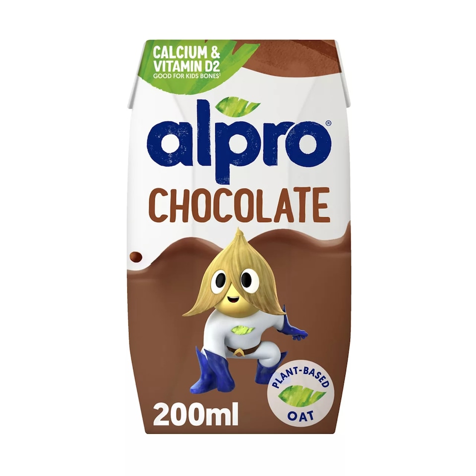 image 1 of Alpro Kids Oat Chocolate Long Life Dairy Free Drink 200ml