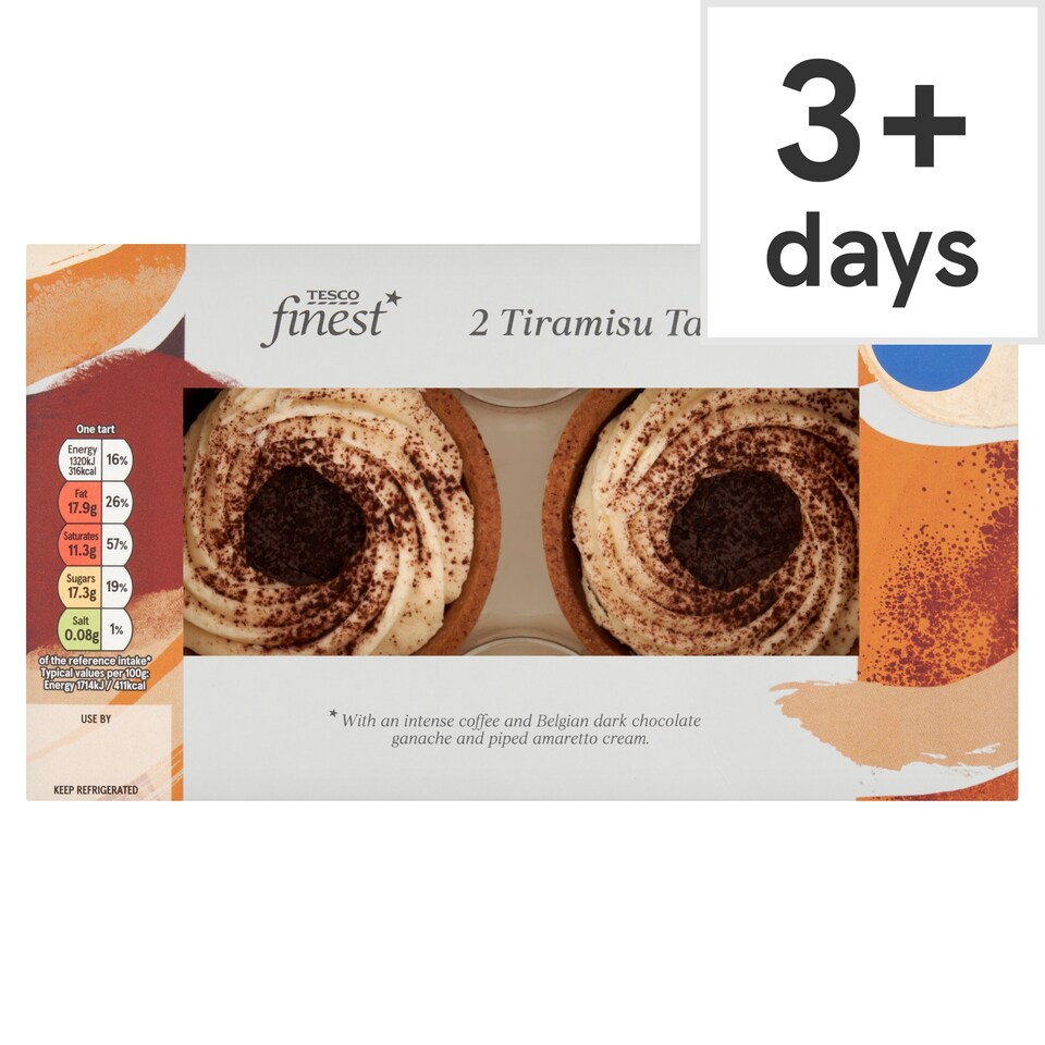 Tesco Finest 2 Tiramisu Tarts