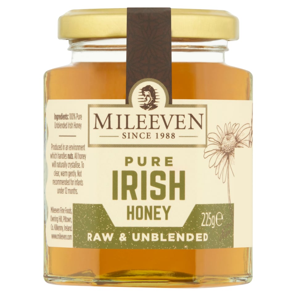 Mileeven Pure Irish Honey Raw And Unblended 225G