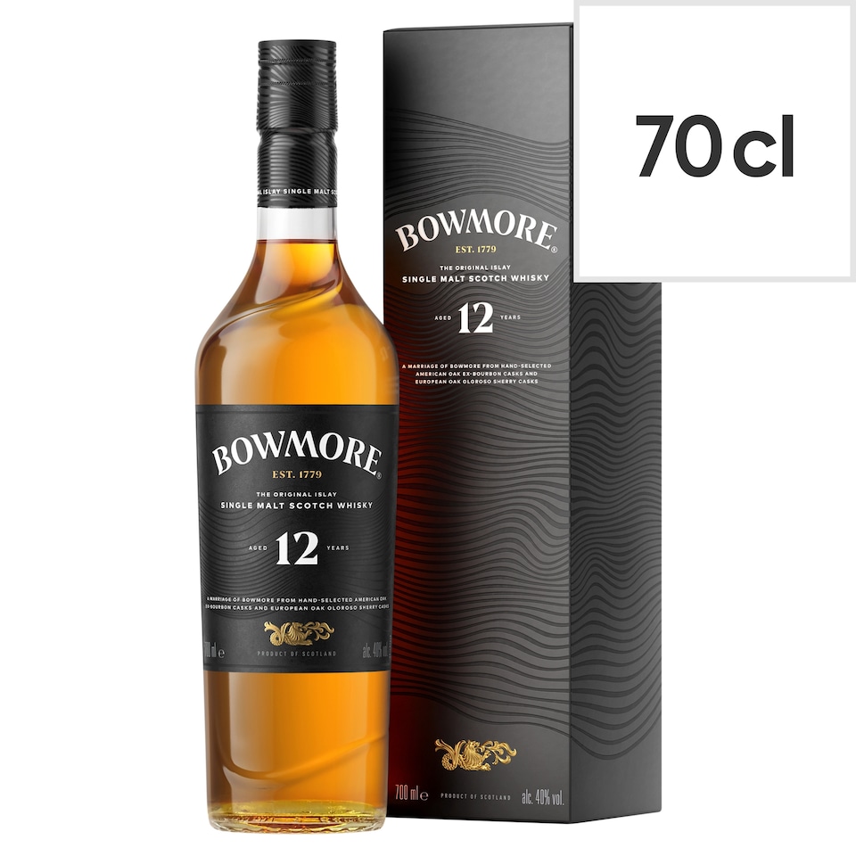 image 1 of Bowmore 12 Year Old Single Malt Scotch Whisky 70cl