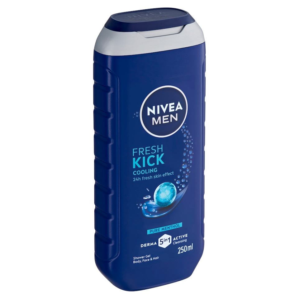 Obrázek 1 pro produkt Nivea Men Fresh Kick 5 v 1 Sprchový gel 250ml
