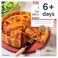 Tesco Cheese & Bacon Quiche 400g