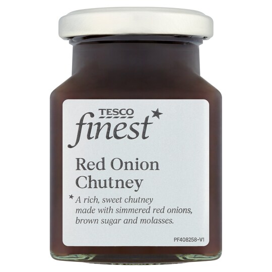 Tesco Finest Red Onion Chutney 230G Tesco Groceries