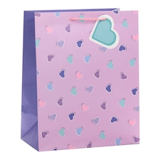 Tesco Purple Hearts Large Bag