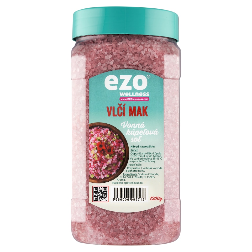 image 1 of Ezo Wellness Poppy Scented Bath Salt 1200 g