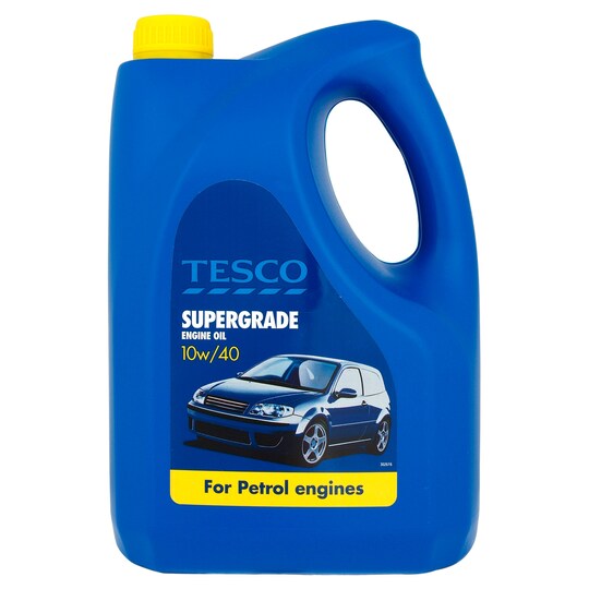 TESCO SUPERGRADE PETROL ENGINES 10W/40 4LTR Tesco Groceries