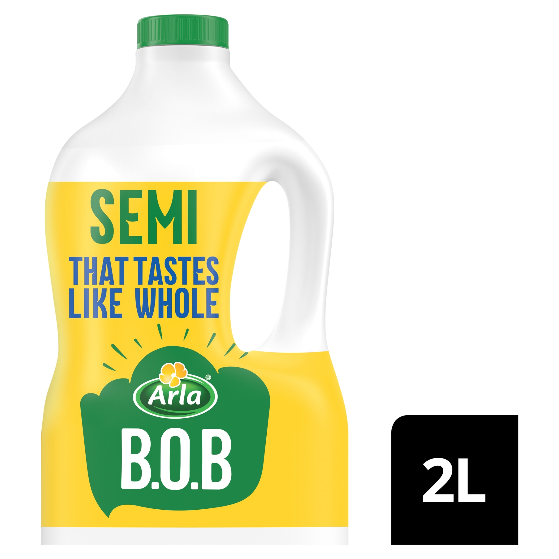 Arla BOB Semi-Skimmed Milk 2L That Tastes Like Whole