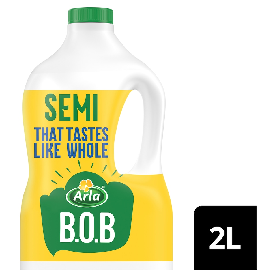 image 1 of Arla BOB Semi-Skimmed Milk 2L That Tastes Like Whole