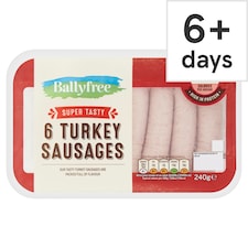 Ballyfree Turkey Sausages 240G