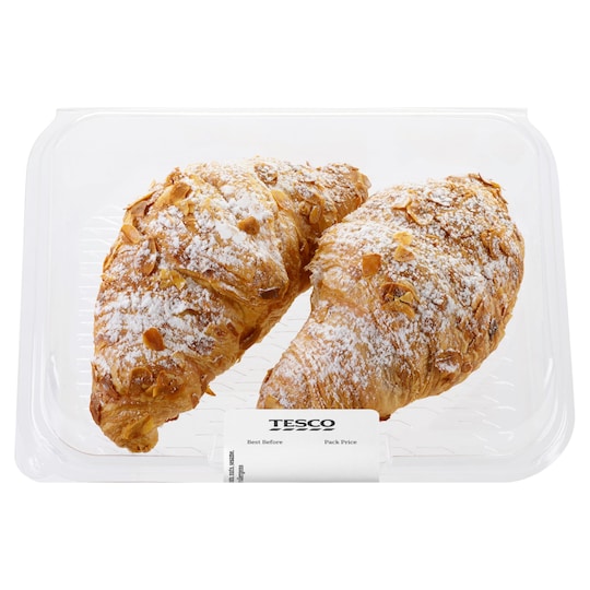 Almond Croissant 2 Pack Tesco Groceries