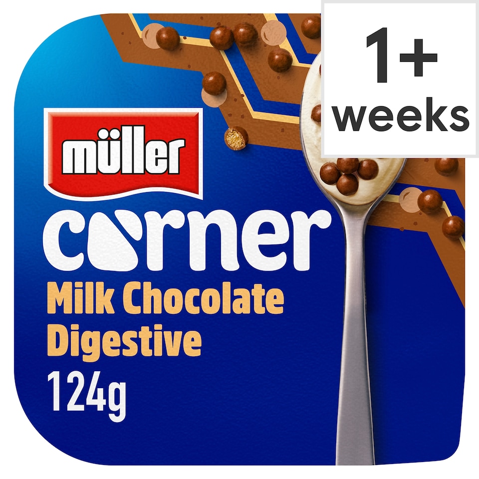 image 1 of Muller Corner Vanilla Yogurt with Chocolate Digestive Biscuits