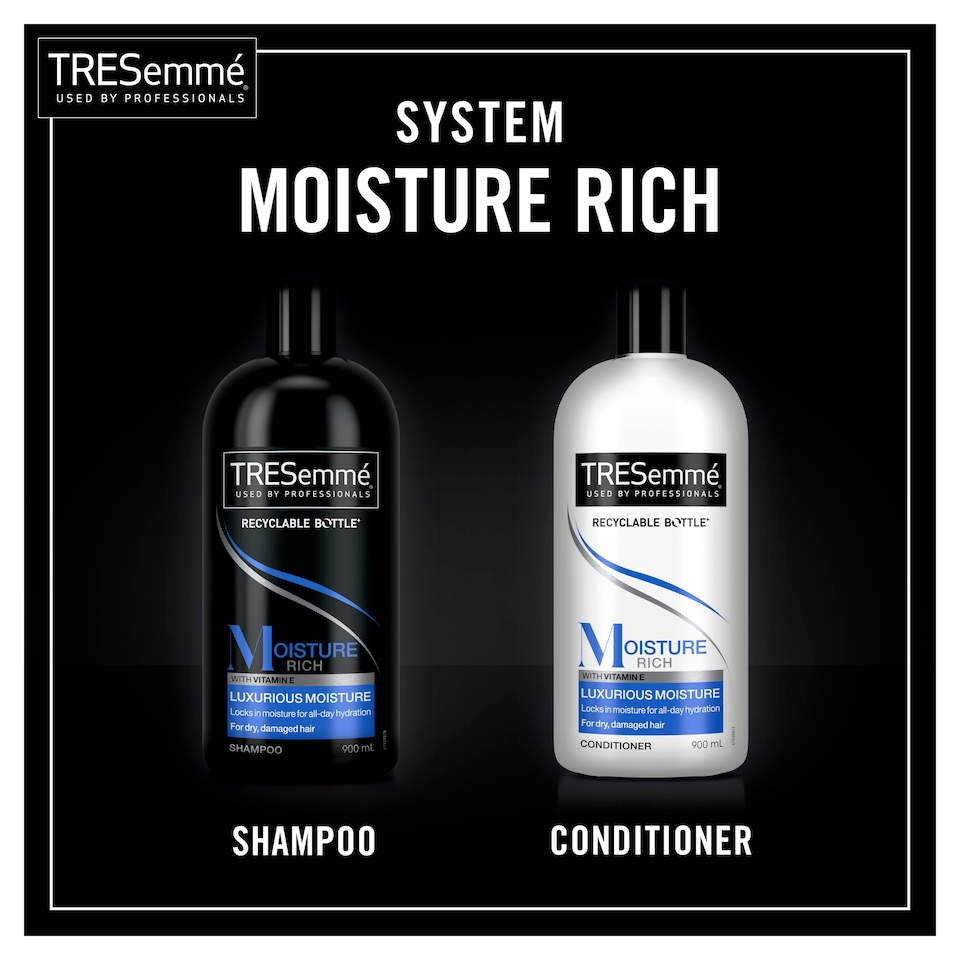 image 1 of TRESemme Moisture Rich Shampoo 900ml